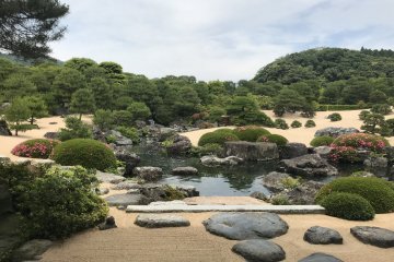 Forever one of my favorite places - the gardens at the Adachi Museum of Art