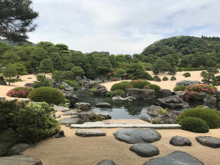 Forever one of my favorite places - the gardens at the Adachi Museum of Art