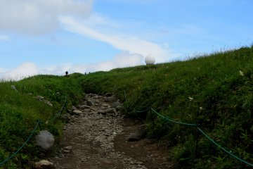 The trails can be quite rocky, so good shoes are recommended