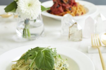 The pasta dishes on the menu are also gluten-free.