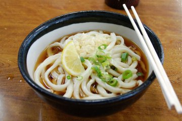 Sanuki udon noodles