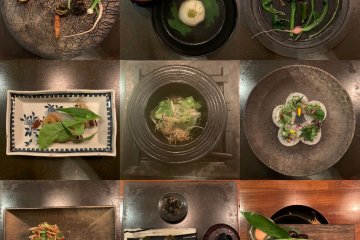 9-course traditional ryokan dinner