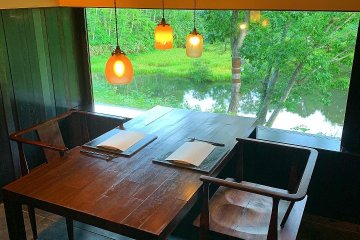 Our private dining space