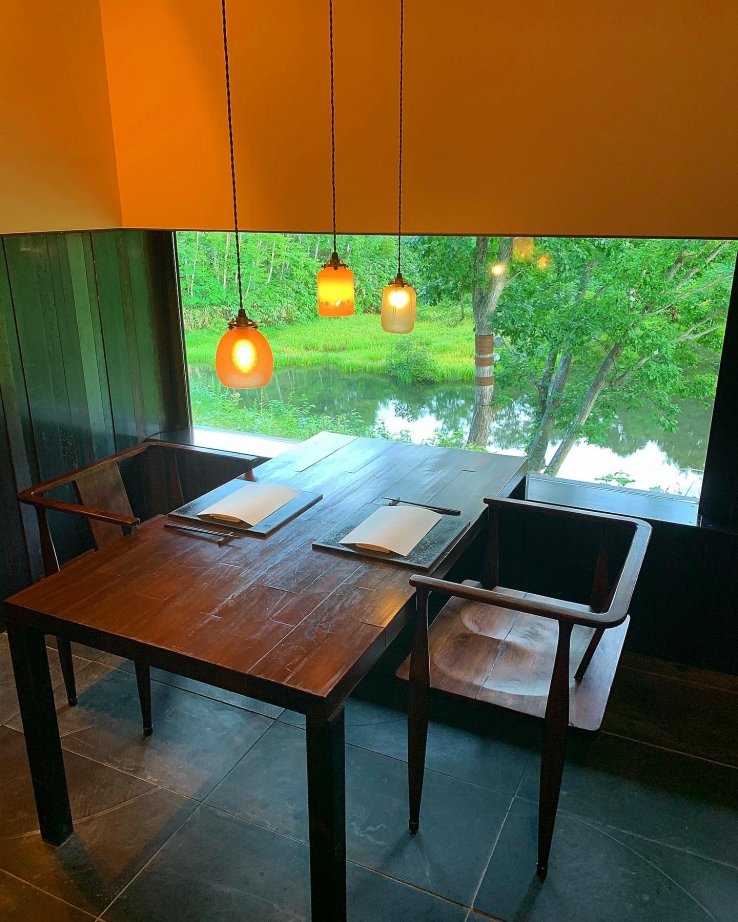Our private dining space