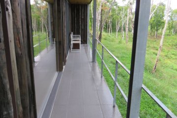 Villa private balcony