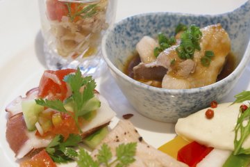 Delicate cuisine at Kyoto Royal Hotel and Spa in Central Kyoto
