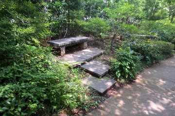 There are many scenic places to sit and relax