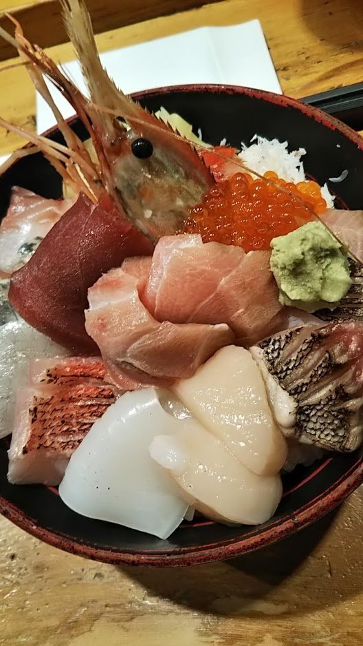 Seafood bowl.
