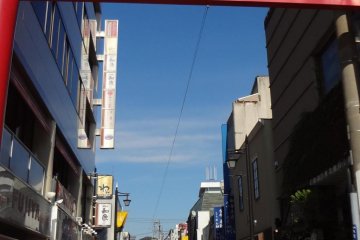 No one who visits Kamakura for the first time can resist passing through Komachi-dori Street. Komachi Street is a long, narrow shopping street that leads from Kamakura Station to very near Tsurugaoka Hachimangu shrine. There is a red shrine gate at the st