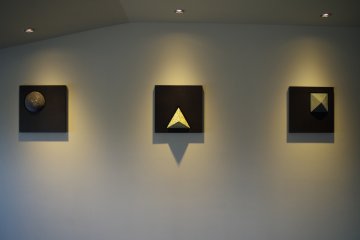 Minimalist art decor is consistent with the Zen like theme of this hotel