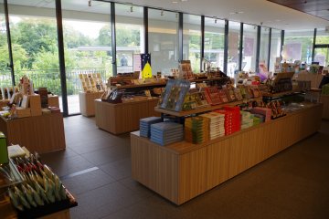 Souvenir store of Chion-in Wajun-kaikun Hotel in Higashiyama Kyoto City