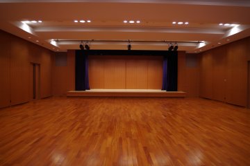 Western style function room of Chion-in Wajun-kaikun Hotel in Higashiyama Kyoto City