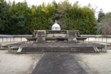 Resting place of Ganjin, Buddhist monk
