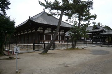 Temple undergoing renovation during our visit