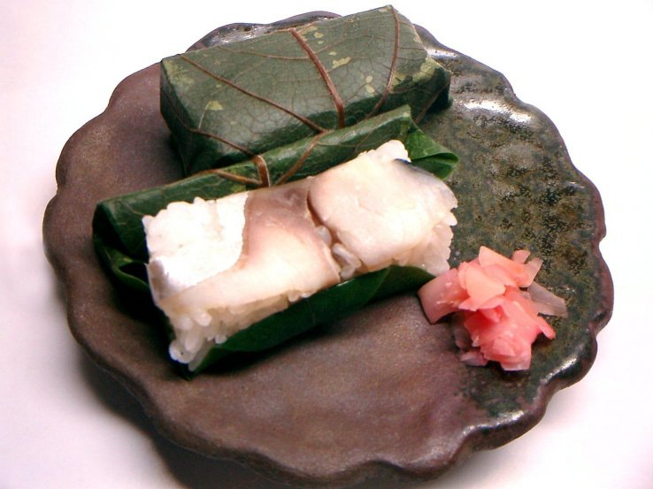 Kakinoha zushi, Nara