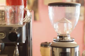 The cafe is a short walk from Kokusai Dori