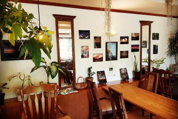 Inside the cafe