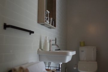 Toilet area of twin room