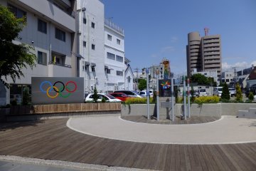 The Nagano Olympic Memorial Park - you can see around the city that the Games were a big deal!