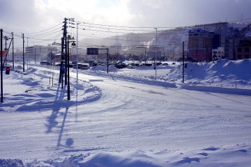 Due to winter weather conditions in Wakkanai, flights can occasionally be re-routed