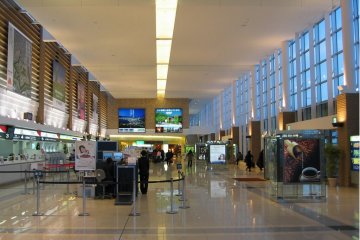 Inside the Hakodate Airport