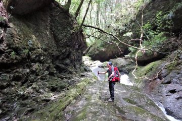 Rocks and boulders tell the story of this valley. 