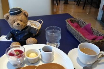 Here's breakfast  