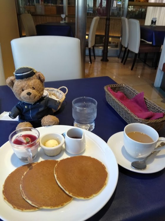 Here's breakfast  
