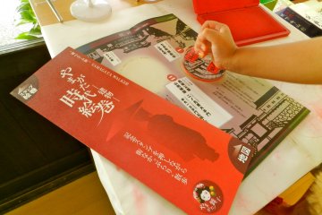 Pick up a stamp map and try to collect all the stamps from various locations around the city. When you find all of them, go back to the information centre and claim your prize!
