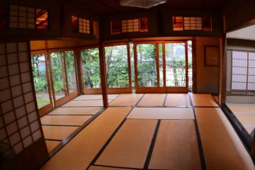 Inside the main house