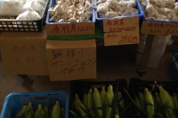 Garlic, rice, corn sweet as candy