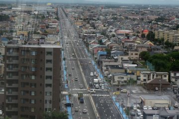 The long straight streets of Hokkaido set it apart from the rest of Japan