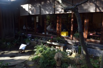 Sit by the window, and you can admire the gardens