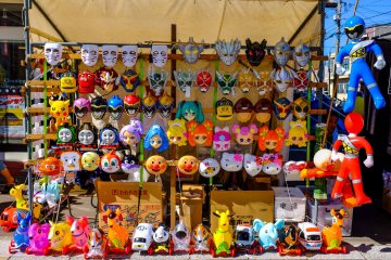 There is no shortage of colorful accessories
