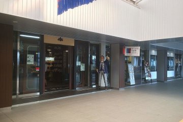 The Ponshukan is a popular spot for visitors passing through the station