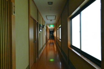 The main hall, full of sunlight.