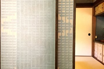 Delicate shoji in the window