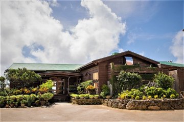 A peaceful wood log cabin awaits you on your holiday to the land of awamori and pork curry