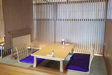 In the restaurant