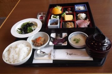 Japanese style breakfast