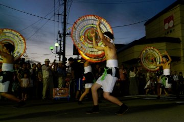 When it got dark, the dancing got wilder.
