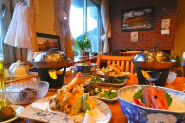 Mountains of delicious food.
