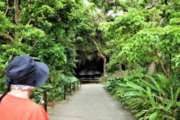 Behold! The cave appears