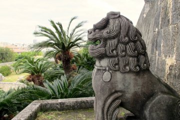 Shisa can be found outside homes, businesses, and even many tourist destinations