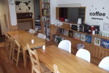 The common dining area