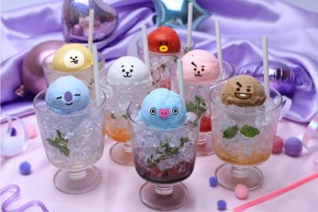 BT21 Glee Free Time Cafe 2020