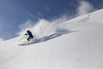 Tomamu is one of the closest resorts to New Chitose Airport by train or bus