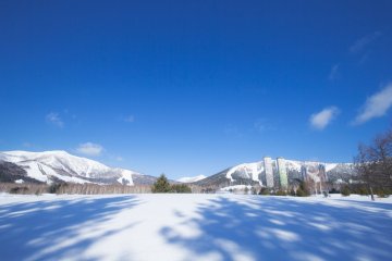 Beautiful blue skies and landscapes draw you out of your slumber