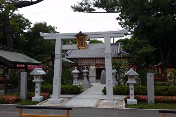 One of the smaller shrines that form part of the complex