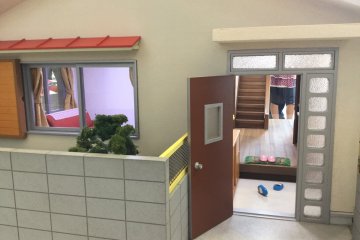 Minature model of Nobita's house.